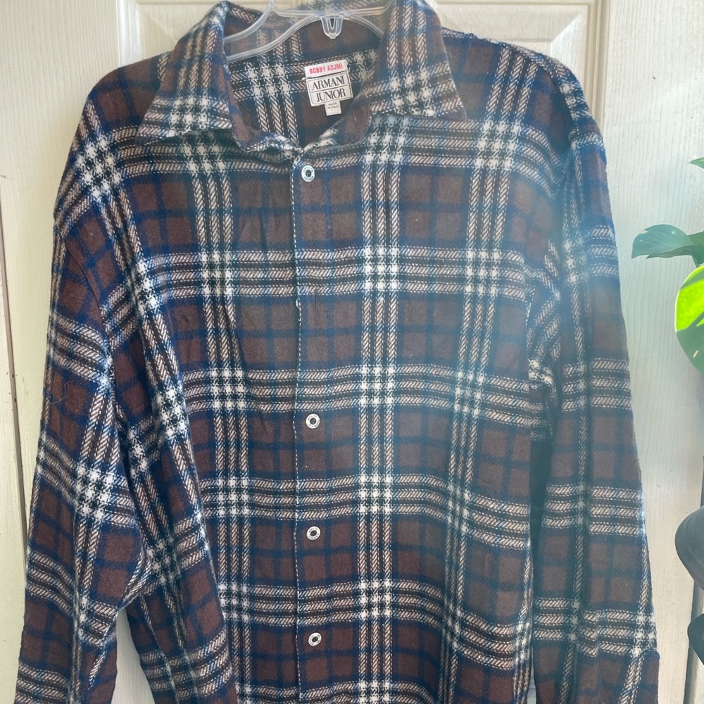 Armani junior flannel